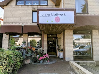Florales Blattwerk, Blumenladen in Rastede