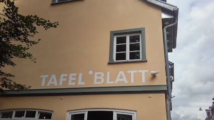 Tafel ' Blatt Floristik, Blumenladen in Ravensburg
