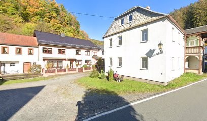 Bockschmiede, Blumenladen in Döschnitz