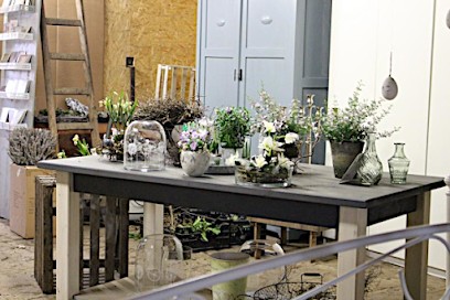 Stilleben Inge Hashagen, Blumenladen in Lilienthal