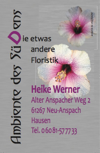 Ambiente des Südens, Heike Werner, Blumenladen in Neu-Anspach