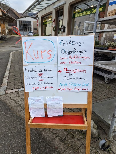 Blumenhaus Geiser, Blumenladen in Mössingen