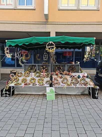 Mines immergrün, Blumenladen in Mönchsroth